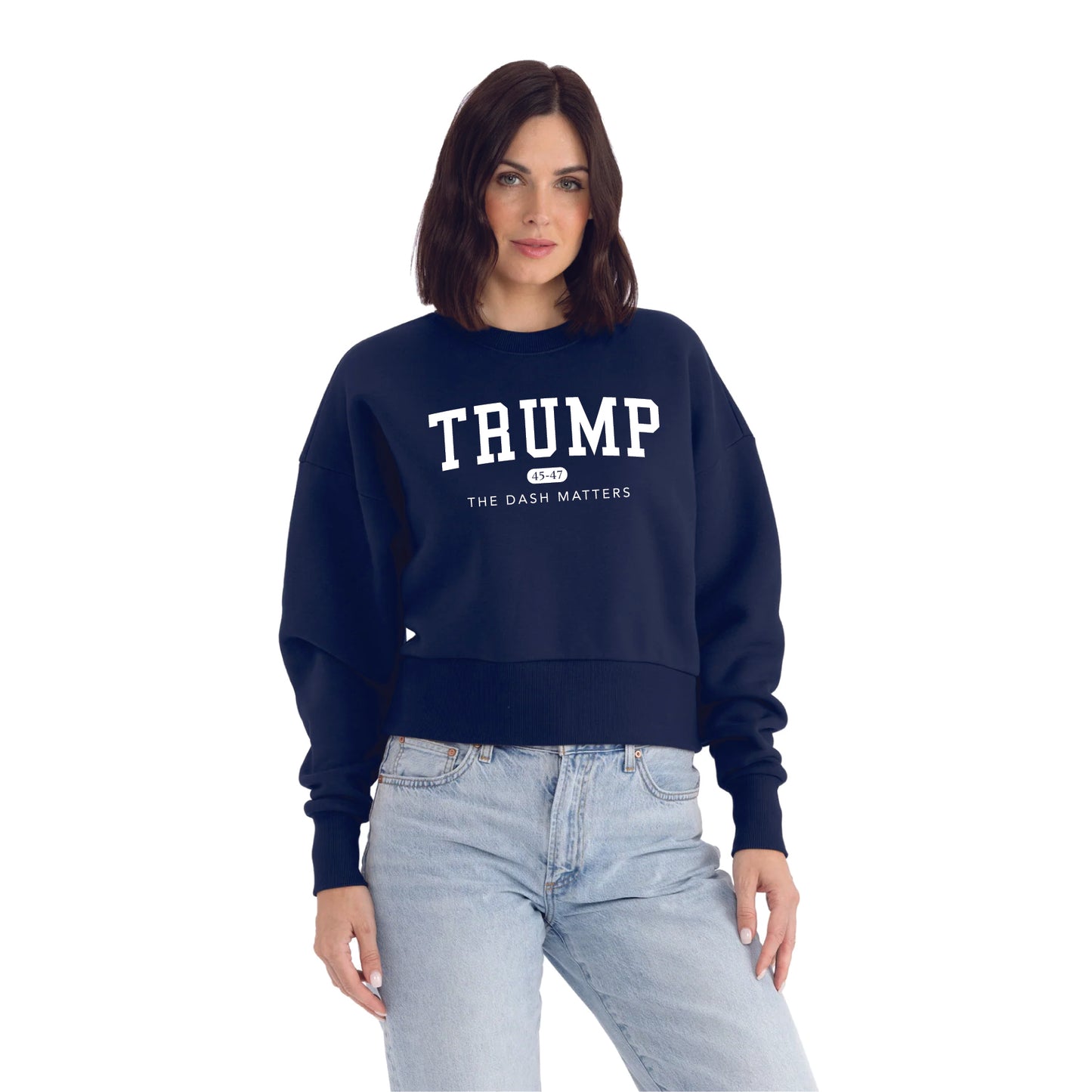 TRUMP 45-47 Alumni Collection - Women's Heavyweight Crewneck Sweatshirt