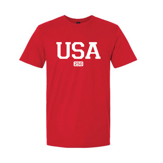 Collegiate USA 250 Tee – Limited Commemorative Design