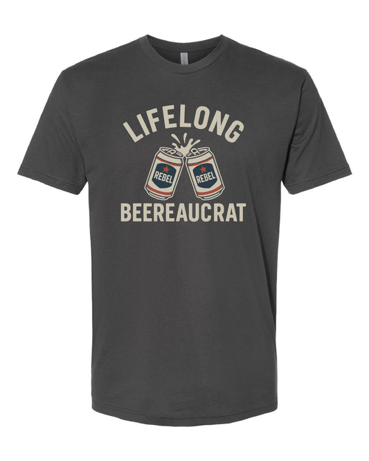 Lifelong Beereaucrat Tee – Rattletrap 1776 Edition