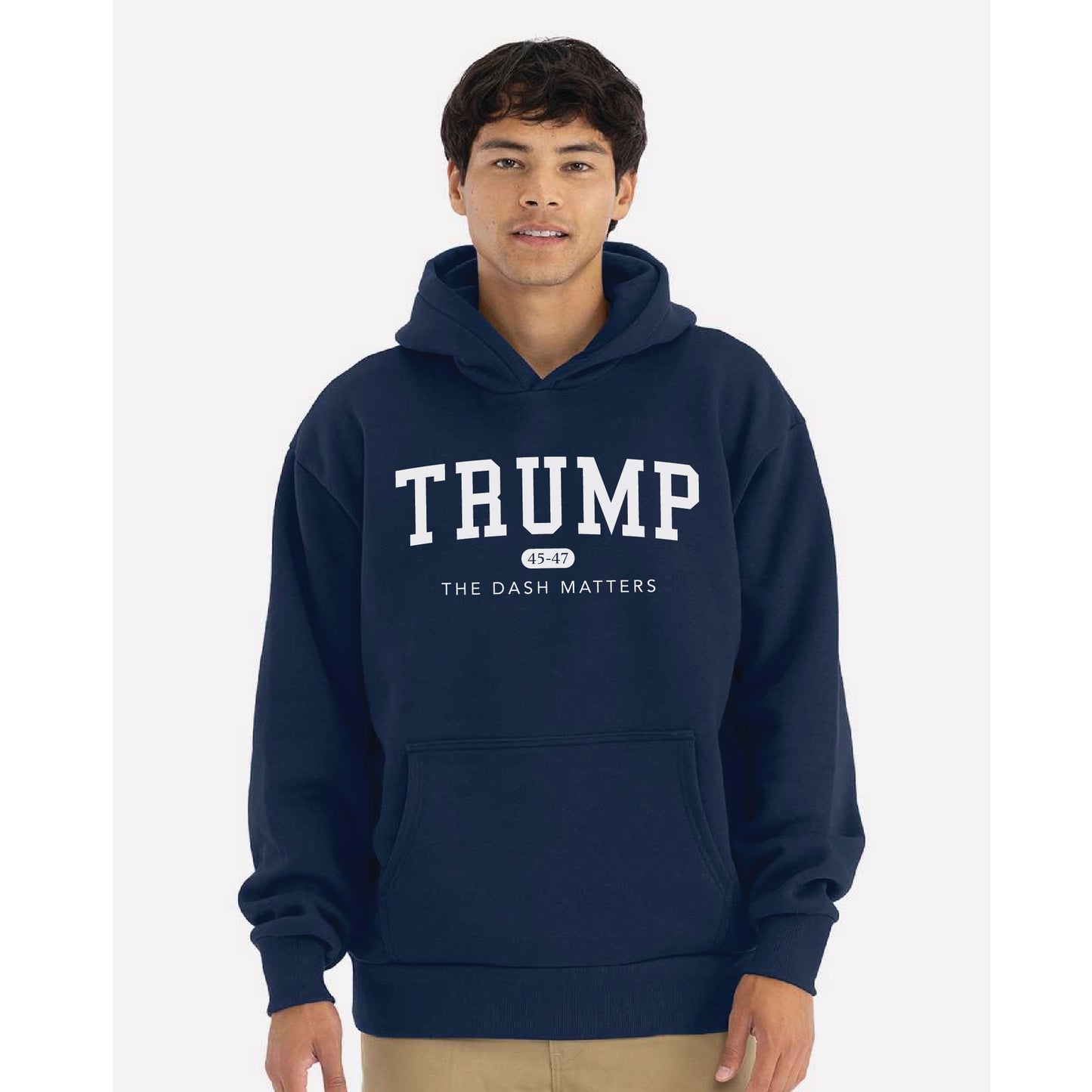 TRUMP 45-47 Alumni Collection - Mens 10 oz. Heavyweight Fleece Hoodie