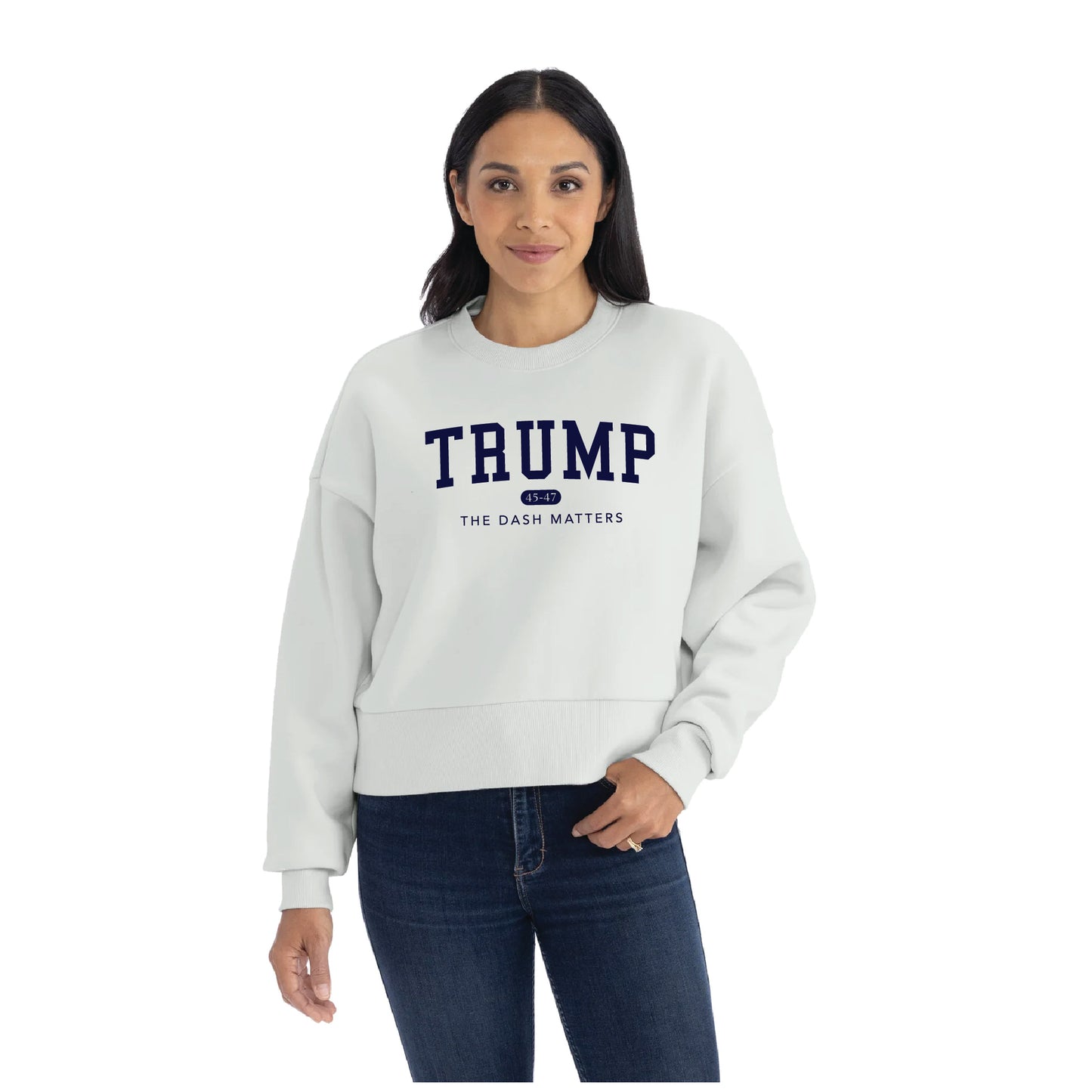 TRUMP 45-47 Alumni Collection - Women's Heavyweight Crewneck Sweatshirt